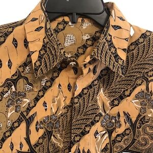 VTG SURYA ABADI Short Sleeve Batik Halus Shirt "SM - MED" (see notes)